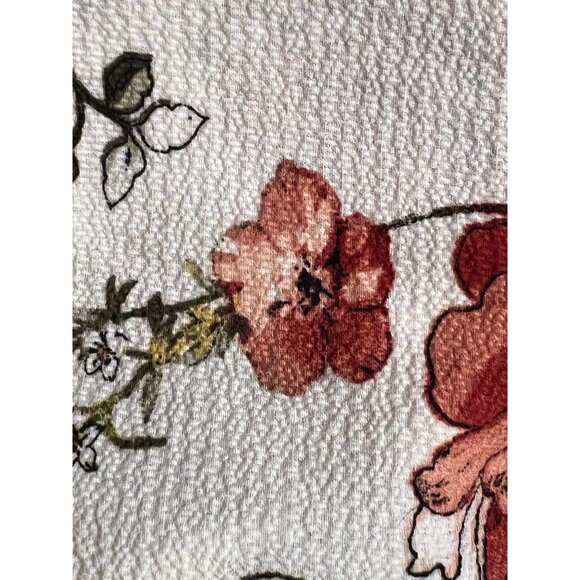 Misia Curvy Floral Peasant Blouse 2X  Peasant Ruffle Sleeves Women's Plus Size - Picture 2 of 15